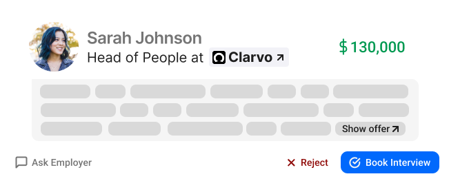Inbound offer example